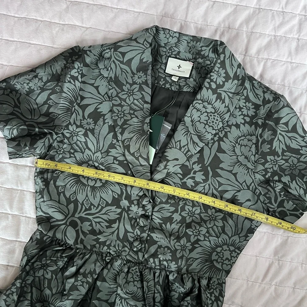 Tuckernuck Emerald Mirasol Jacquard Adelaide Dress - Picture 8 of 13